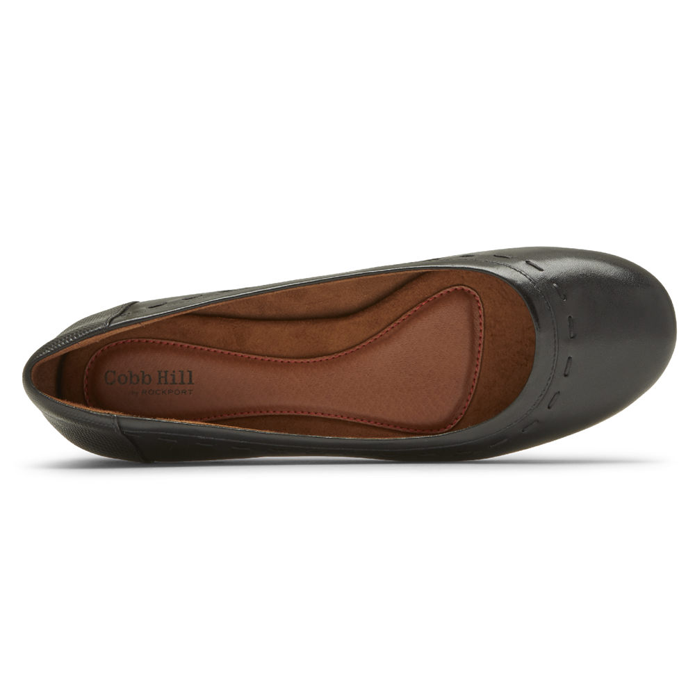 Rockport Womens Cobb Hill Maiika Ballet - Flats Black - FMO516923